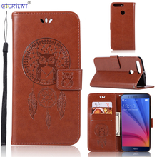 For Huawei Honor V9 Flip Wallet Case Honor 8 Pro Leather Cover DUK-L09 DYK-AL20 Card Slot Phone Bag V 9 HonorV9 Honor8 Pro Cases 2024 - buy cheap
