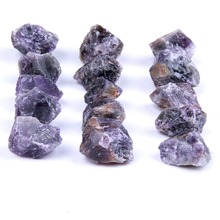 1/2lb Natural Rough Stones Amethyst Quartz Raw Mineral Rocks Metaphysical Reiki Healing Crystals Feng Shui Home Decor Display 2024 - buy cheap