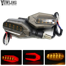 Bombilla LED Universal para motocicleta, 12V, 12 indicadores de señal de giro para moto, ámbar, para Honda, Yamaha, KAWASAKI 2024 - compra barato