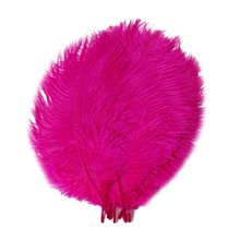 Envío gratis al por mayor plumas de avestruz rosadas calientes 500 Uds 16-18 pulgadas/40-45 cm plumas decorativas de avestruz para fiestas de boda 2024 - compra barato