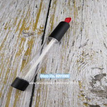 Tubo de lápiz labial líquido transparente de plástico portátil de tubo de brillo de labios vacío transparente de 30 piezas 2024 - compra barato