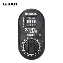 Godox-receptor DE Flash DE Control remoto inalámbrico, XTR-16, 2,4G, para X1C, X1N, XT-16, transmisor, Wistro, AD360/DE/QT/DP/QS/GS/GT 2024 - compra barato