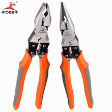 RDEER Long Nose Pliers Cutting Pliers Chrome Vanadium Steel Electrician Wire Stripper Wire Cutter Multi Tool 9" 2024 - buy cheap