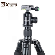 Xiletu L-284C+FB-1 Pro Stable Carbon Fiber Tripod and Ball Head Removable Mnonpod For DSLR Digital Camera Canon Nikon Sony 2024 - buy cheap