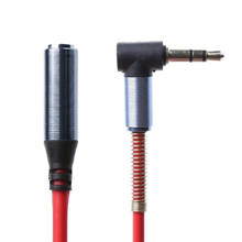 1 м аудио стерео Aux кабель 3,5 мм правый угол Jack аудио удлинитель Мужской и Женский наушники кабели для наушников MP3 динамик 2024 - купить недорого