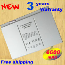 2-Year Warranty! 6600mAh Laptop Battery A1189 For Apple MacBook Pro 17 Inch MA092TMA897X/A MA611B A1151 A1212 A1229 A1261 2024 - buy cheap