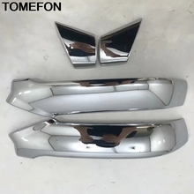 Tomefon-espelho retrovisor para porta lateral, audi q5 fy 2018, 2019, moldura, tampa, acabamento, acessório, cromo 2024 - compre barato