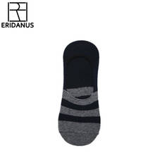 ERIDANUS Men's sock slippers stripe Invisible Boat Socks Short Spring Summer Fashion Male ankle socks 10pcs=5pairs/lot M584 2024 - buy cheap