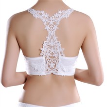 New Women Sexy Lace Bralette Bra Bustier Crop Top Black Cropped Blusas Vest Halter Tank Tops Haut Femme 2024 - buy cheap