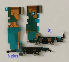 50 шт./лот, новинка, для iPhone X 8 8 Plus, 4,7 "5,5", аудиоразъем для наушников, зарядное устройство, порт для зарядки, док-станция, usb-разъем, гибкий кабель 2024 - купить недорого
