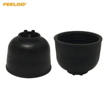 FEELDO 2Pcs Waterproof DustProof Cover Rubber Anti-Dust Sealing For 45mm-45mm Car LED/HID Headlight Cover Cap #5602 2024 - buy cheap