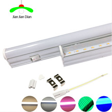 Interruptor t5 com lâmpada de led, 30cm, 6w, 60cm, 10w, t5, para parede, branco, quente, rosa, verde, azul, planta, holofote 2024 - compre barato