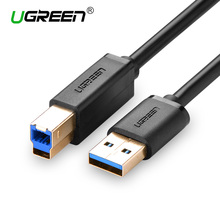 Ugreen USB 3.0 Printer Cable Super Speed Type A Male to B Male Sync Data Charger Scanner Cable 2m for HP Canon Epson Printer 2024 - buy cheap