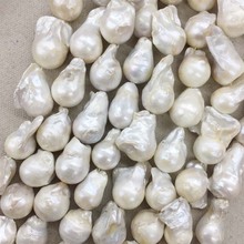 Original 100% NATURE FRESH-WATER BIG Baroque PEARL NECKLACE Good Quanlity True Large Deep Sea Pearl for Luxury Party Necklace 2024 - buy cheap