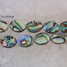 Fahion Jewelry 14x10MM Natural New Zealand Abalone Shell Loose Beads String 16" O043 2024 - buy cheap