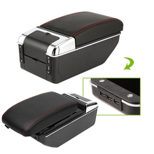 For Honda CR-Z CRZ Car Armrest Box USB Charging Heighten Double Layer Central Store Content Cup Holder Ashtray Car Accessories 2024 - buy cheap