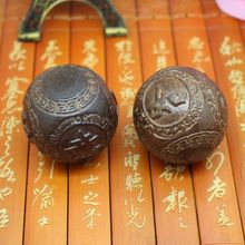 China collection old wood carving The Handball 2024 - buy cheap