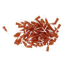 1/2" 15Ga Amber Plastic&PP Spiral Connector Adhesive Glue Tip Dispensing Needles Pack of 100 2024 - buy cheap