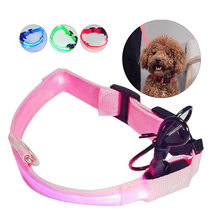 USB Charging Led Dog Collar Anti-Lost/Avoid Car Accident Collar For Dogs Puppies Leads LED Supplies Pet Products S/M/L/XL 2024 - buy cheap