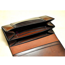 DIY leather craft men long folded wallet multi pocket card holder die cutting knife mould hand machine punch tool template 2024 - buy cheap