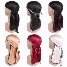 Party Pirate Hat Unisex  Breathable Bandana Hats Silky Durag Tail Headwrap Scarf Muslim Doo Rag gifts Christmas Halloween props 2024 - buy cheap