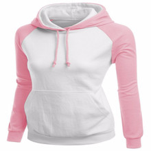 Aphrodite Home Oversize Hoodies Sweatshirts Women Pullover Hooded Female Patchwork Sweatshirt Autumn Winter Coat Warm Hoody 2024 - buy cheap