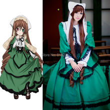 Rozen Maiden Jade Stern Lolita Lace Dress Uniform Outfit Anime Cosplay Costumes 2024 - buy cheap