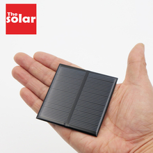 Painel solar de 5.5v, 0.6 ma, 0.6w, placa epóxi padrão, silício policristalino, pequeno brinquedo com célula solar 2024 - compre barato