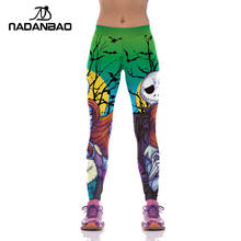 NADANBAO Women Purim Leggings The Nightmare Before Christmas Legging Workout PanParty  Printed Leggins 2024 - buy cheap