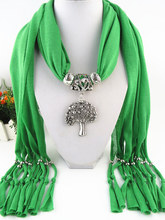 2019 Fashion Jewelry Scarf necklace scraf head scarf  Apple Tree Pendant Scarf Free  Shipping 2024 - buy cheap