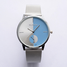 Mulher assista 2020 mulheres moda feminina relógios de malha de prata banda quartzo relógio de pulso dames horloge dames horloges vrouwen 2024 - compre barato