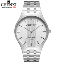 Chenxi lovers relógios masculinos relógio de pulso masculino relógio de pulso de quartzo de aço de marca de luxo à prova dwaterproof água relogios masculinos 2024 - compre barato