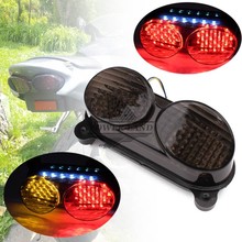 Motorcycle LED Smoke Lens Integrated LED Rear Tail Light Tail Turn Signals Light For Kawasaki ZR7S ZX6R ZX900 ZX9R ZZR600 2024 - buy cheap