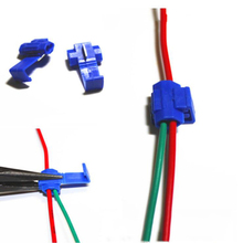 10pcs/lot 801P3 Red or 802P3 Blue Quick Splice Crimp Terminal G12 22-18AWG 18-14AWG Hard Soft 0.5-1.0 Wire Connector 2024 - buy cheap