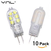 10pcs G4 LED Lamp 2W DC 12V SMD 2835 Lampada LED G4 220V Mini Bulb Milky or Transparent 360 Beam Angle Lights Replace Halogen G4 2024 - buy cheap