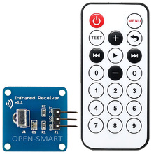 OPEN-SMART IR Remote Kit Infrared Receiver Module + IR Remote Controller for Arduino 2024 - buy cheap
