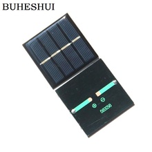 BUHESHUI оптовая продажа 0,45 Вт 2В мини солнечная батарея поликристаллическая солнечная панель Diy Солнечное зарядное устройство Модуль 58*58 мм 120 шт Бесплатная доставка 2024 - купить недорого