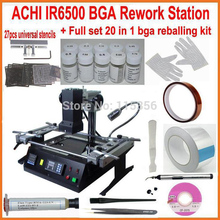 Juego completo de Estación de retrabajo de BGA infrarrojo ACHI IR6500 + bga reballing kit 20 en 1 para consola portátil xbox ps3, nuevo, 2015 2024 - compra barato