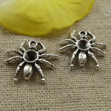222 pieces tibetan silver spider charms 19x18mm #4182 2024 - buy cheap