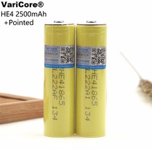 6 pcs. Original New varicore he4 18650 lithium-ion battery 3.7 V 2500 mAh battery electronic special 20A 30A discharge + sharp 2024 - buy cheap