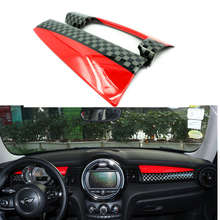 Caixa de instrumentos do painel do carro capa f55 f56 guarnição painel pc adesivo decoração interior para mini cooper f55 f56 acessórios 2024 - compre barato