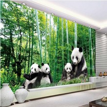 Wellyu-papel tapiz de pared personalizado, grande, fresco, Bosque Nacional, Tesoro Nacional, Panda gigante, HD, no tejido 2024 - compra barato