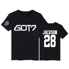 Camisetas de moda GOT7 Kpop para hombre y mujer, camiseta informal de algodón con cuello redondo, camisetas de manga corta de verano 2024 - compra barato