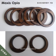 5 pairs=10 pieces,15cm Solid OAK tree Wood Big O ring DIY bags handbags Obag handles,wholesale Wooden large purse handle parts 2024 - buy cheap