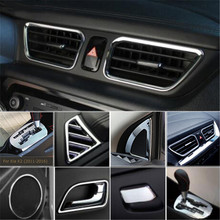 Car Accessories Gear Speaker Glove box Interior Door handle Air Vent outlet trim Decoration frame kit For Kia Rio K2 2011-2016 2024 - buy cheap