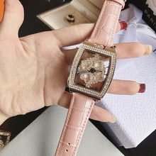 Relojes de lujo de cuarzo plata para mujer, cronógrafo con diamantes checos de rotación, informal 2024 - compra barato