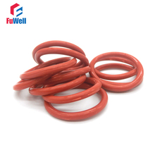 10pcs 3mm CS Red Silicon O Ring Seal Gasket OD 90mm-200mm Oring Seals Good Elasticity VMQ O Type Ring Sealing Gasket Gromment 2024 - buy cheap