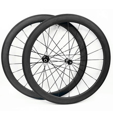 Ruedas de carbono para bicicleta de carretera, juego de ruedas tubulares de 25mm, con frenos AC3, R36, ejes de cerámica, 700c, 60mm 2024 - compra barato