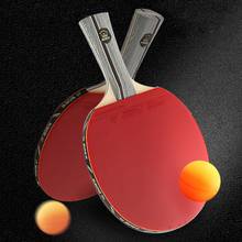 BOER 1STAR Poplar Table Tennis Racket Lightweight Powerful Ping Pong Paddle Bat Grip Table Tennis Training with bag 2019 2024 - buy cheap