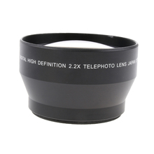 2.2x lente de cámara Universal lente de teleobjetivo 67mm alta definición lentes de teleobjetivo óptico para Sony Nikon Canon accesorios de lente de cámara 2024 - compra barato